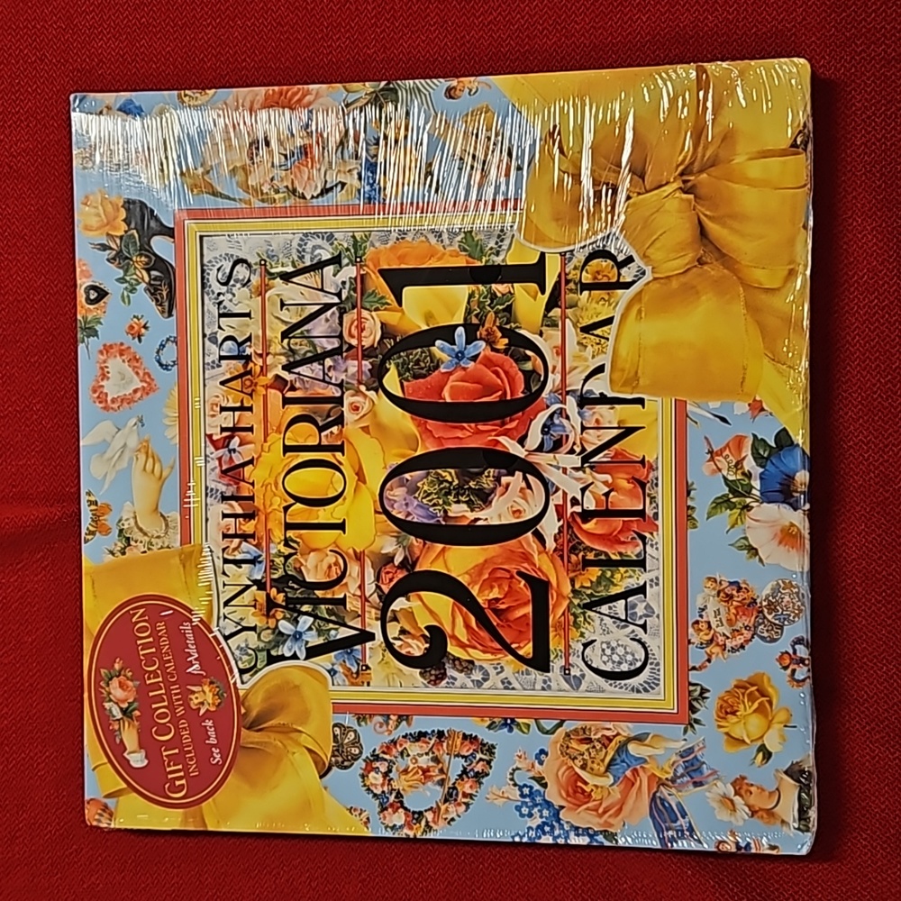 Cynthia Hart's Victoriana 2001 calendar UNOPENED cards scrapbooking decoupage